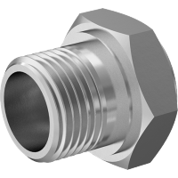 9491N124 Medium-Pressure Plated Brass Threaded Pipe Fittings