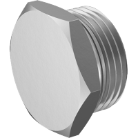 9491N14 Medium-Pressure Plated Brass Threaded Pipe Fittings