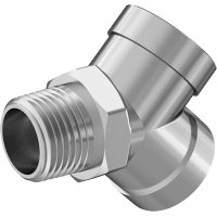9491N167 Medium-Pressure Plated Brass Threaded Pipe Fittings