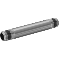 2729K112 Standard-Wall Brass Threaded Pipe Nipples and Pipe with Sealant