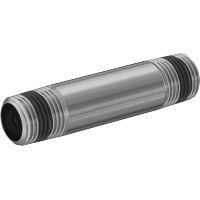 2729K114 Standard-Wall Brass Threaded Pipe Nipples and Pipe with Sealant