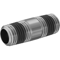 2729K21 Standard-Wall Brass Threaded Pipe Nipples and Pipe with Sealant