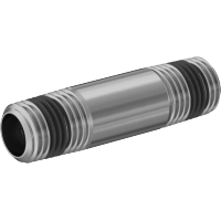 2729K26 Standard-Wall Brass Threaded Pipe Nipples and Pipe with Sealant