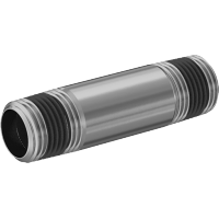 2729K45 Standard-Wall Brass Threaded Pipe Nipples and Pipe with Sealant