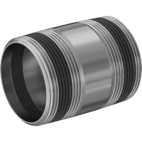 2729K49 Standard-Wall Brass Threaded Pipe Nipples and Pipe with Sealant