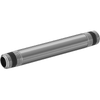 2729K52 Standard-Wall Brass Threaded Pipe Nipples and Pipe with Sealant