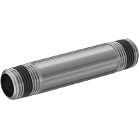 2729K54 Standard-Wall Brass Threaded Pipe Nipples and Pipe with Sealant