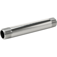 9176K153 Standard-Wall Chrome-Plated Brass Threaded Pipe Nipples and Pipe