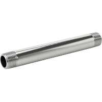 9176K163 Standard-Wall Chrome-Plated Brass Threaded Pipe Nipples and Pipe