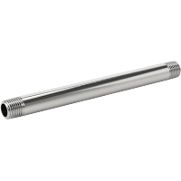 9176K172 Standard-Wall Chrome-Plated Brass Threaded Pipe Nipples and Pipe