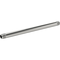 9176K182 Standard-Wall Chrome-Plated Brass Threaded Pipe Nipples and Pipe