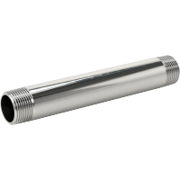 9176K186 Standard-Wall Chrome-Plated Brass Threaded Pipe Nipples and Pipe