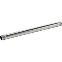 9176K193 Standard-Wall Chrome-Plated Brass Threaded Pipe Nipples and Pipe