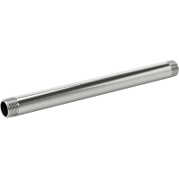 9176K215 Standard-Wall Chrome-Plated Brass Threaded Pipe Nipples and Pipe