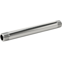 9176K221 Standard-Wall Chrome-Plated Brass Threaded Pipe Nipples and Pipe