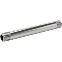 9176K232 Standard-Wall Chrome-Plated Brass Threaded Pipe Nipples and Pipe