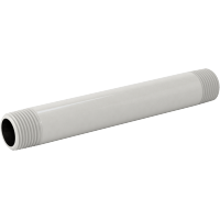 9176K233 Standard-Wall Chrome-Plated Brass Threaded Pipe Nipples and Pipe