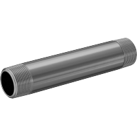 9149K112 Thick-Wall Brass Threaded Pipe Nipples and Pipe