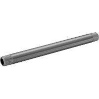 9149K124 Thick-Wall Brass Threaded Pipe Nipples and Pipe