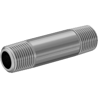 9149K43 Thick-Wall Brass Threaded Pipe Nipples and Pipe