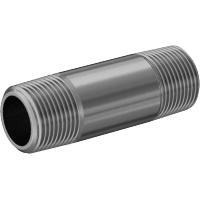 9149K55 Thick-Wall Brass Threaded Pipe Nipples and Pipe
