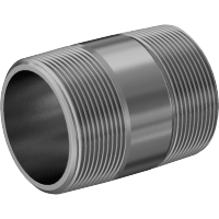 9149K59 Thick-Wall Brass Threaded Pipe Nipples and Pipe