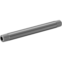 9149K61 Thick-Wall Brass Threaded Pipe Nipples and Pipe