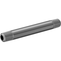 9149K62 Thick-Wall Brass Threaded Pipe Nipples and Pipe