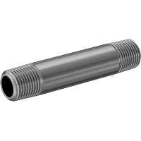 9149K64 Thick-Wall Brass Threaded Pipe Nipples and Pipe