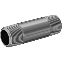 9149K66 Thick-Wall Brass Threaded Pipe Nipples and Pipe