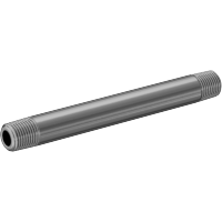 9149K71 Thick-Wall Brass Threaded Pipe Nipples and Pipe