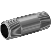 9149K76 Thick-Wall Brass Threaded Pipe Nipples and Pipe