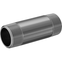 9149K88 Thick-Wall Brass Threaded Pipe Nipples and Pipe