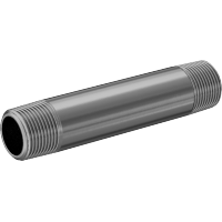 9149K96 Thick-Wall Brass Threaded Pipe Nipples and Pipe