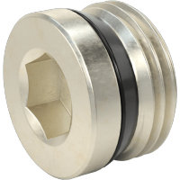 4948N26 Universal-Thread Plated Brass Pipe Fittings