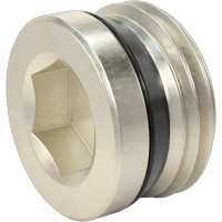 4948N27 Universal-Thread Plated Brass Pipe Fittings