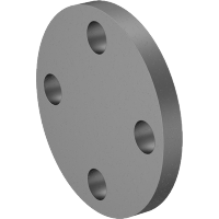1752N17 Low-Pressure Steel Unthreaded Pipe Flanges