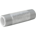 HIBJKED Standard-Wall Galvanized Steel Pipe Nipples and Pipe for Joining Dissimilar Metals