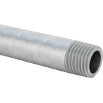 EEJJKBB Standard-Wall Galvanized Steel Threaded Pipe Nipples and Pipe