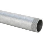 EEJJKBBI Standard-Wall Galvanized Steel Threaded Pipe Nipples and Pipe