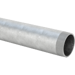 EEJJKBBJ Standard-Wall Galvanized Steel Threaded Pipe Nipples and Pipe