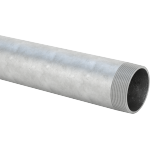 EEJJKBCC Standard-Wall Galvanized Steel Threaded Pipe Nipples and Pipe