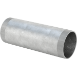 EEJJKBCE Standard-Wall Galvanized Steel Threaded Pipe Nipples and Pipe