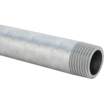 EEJJKCB Standard-Wall Galvanized Steel Threaded Pipe Nipples and Pipe