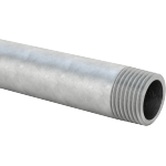 EEJJKCJ Standard-Wall Galvanized Steel Threaded Pipe Nipples and Pipe