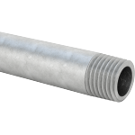 EEJJKDBF Standard-Wall Galvanized Steel Threaded Pipe Nipples and Pipe