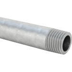 EEJJKDBG Standard-Wall Galvanized Steel Threaded Pipe Nipples and Pipe