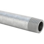 EEJJKDBH Standard-Wall Galvanized Steel Threaded Pipe Nipples and Pipe