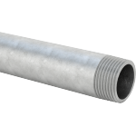 EEJJKDDB Standard-Wall Galvanized Steel Threaded Pipe Nipples and Pipe