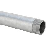 EEJJKDDD Standard-Wall Galvanized Steel Threaded Pipe Nipples and Pipe